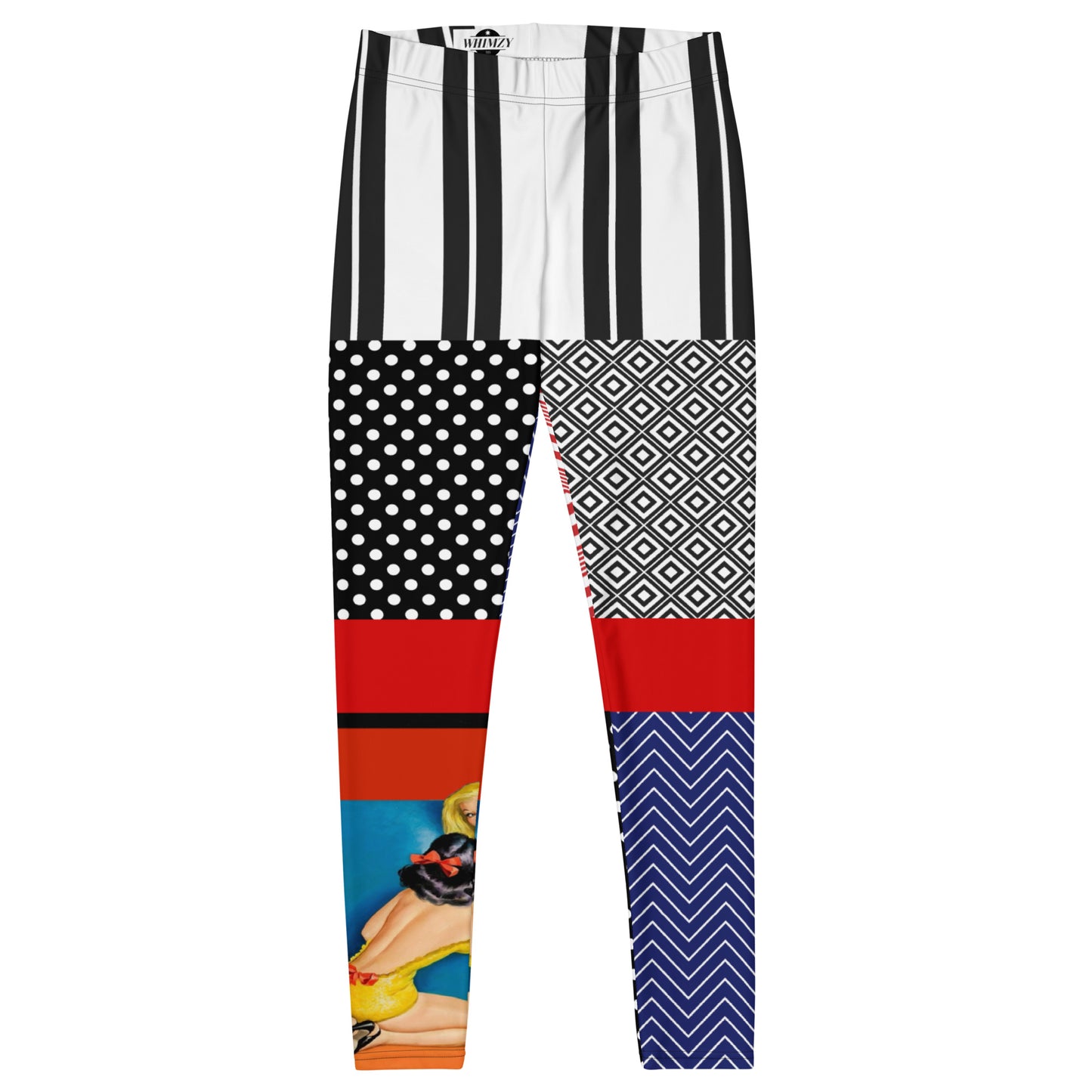 Kiss and Tell Patchwork Print Leggings