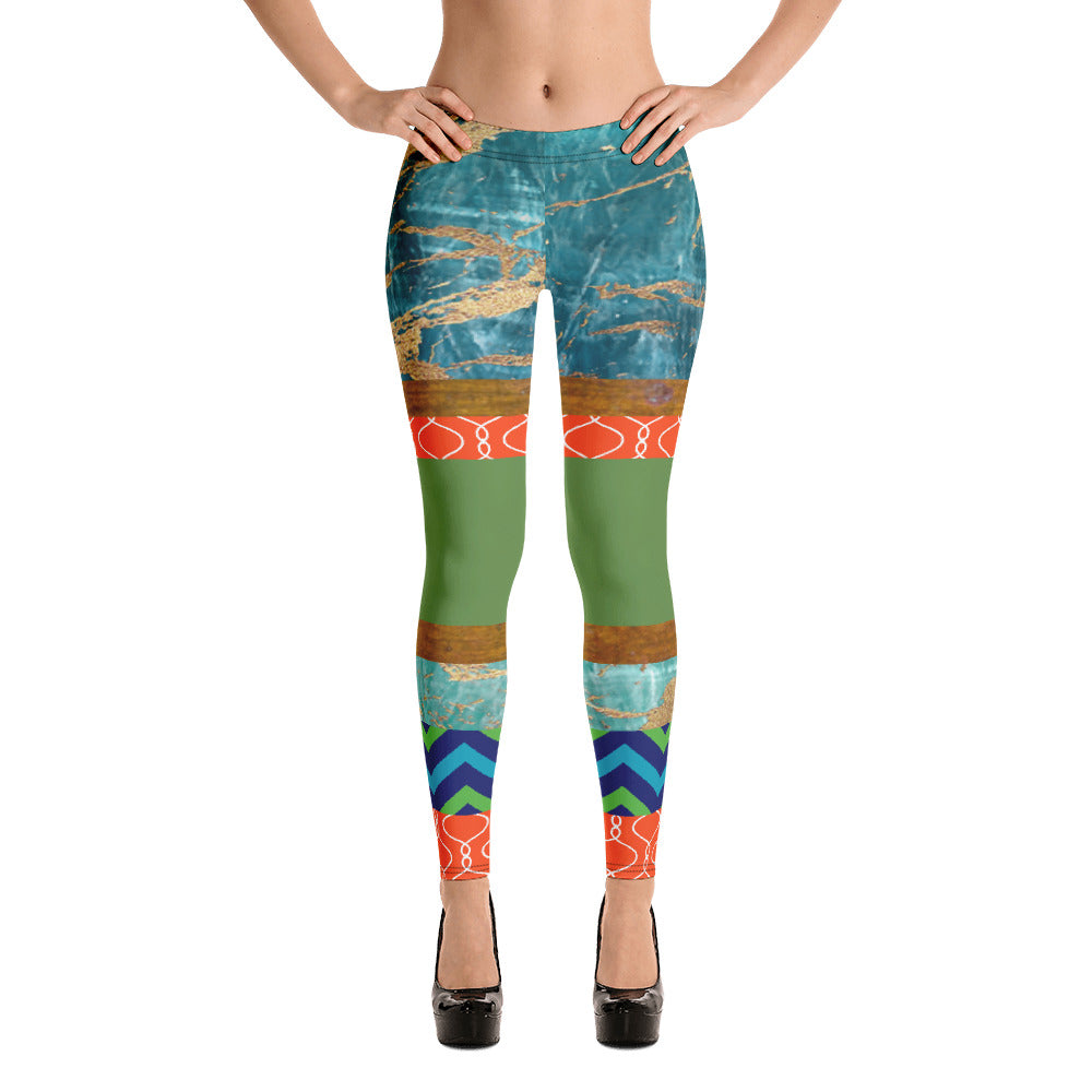 Galapagos Turtle Island Leggings