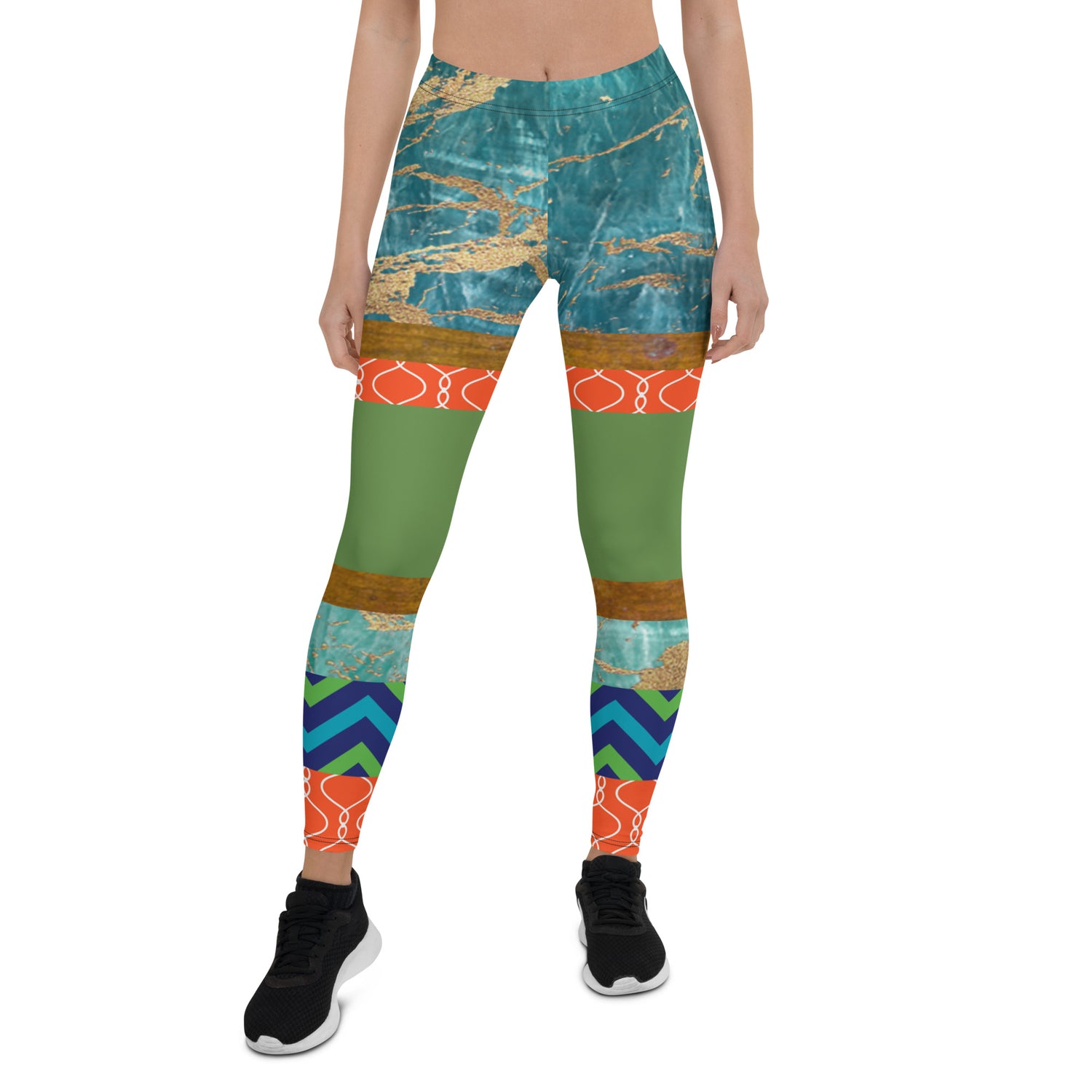 Galapagos Turtle Island Leggings