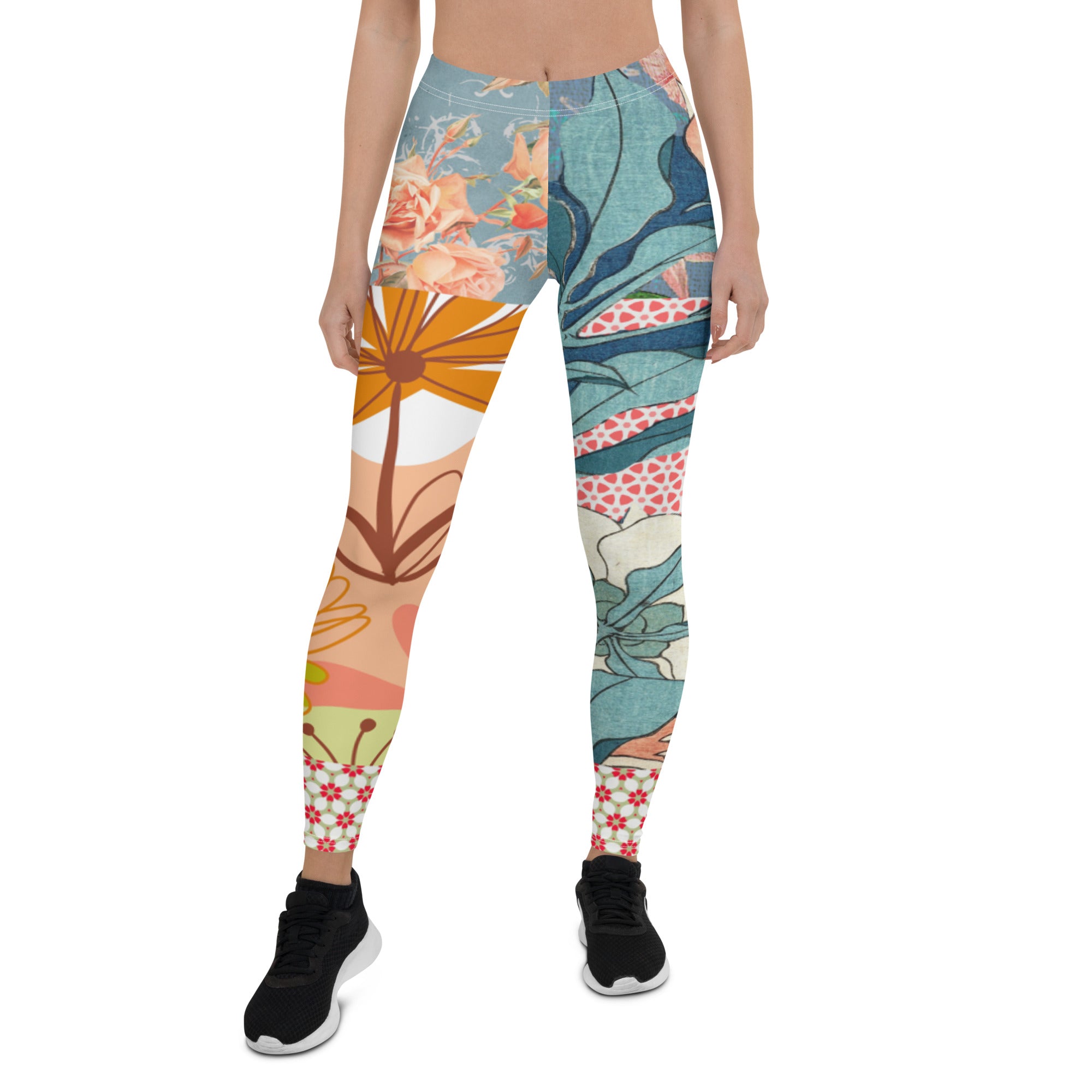 Little Canary Japanese Floral Leggings