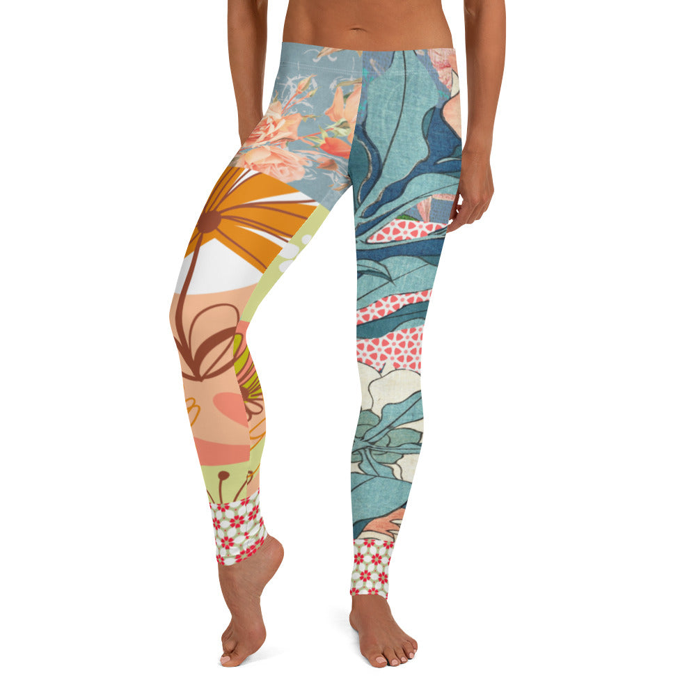 Leggings florales japoneses de Little Canary