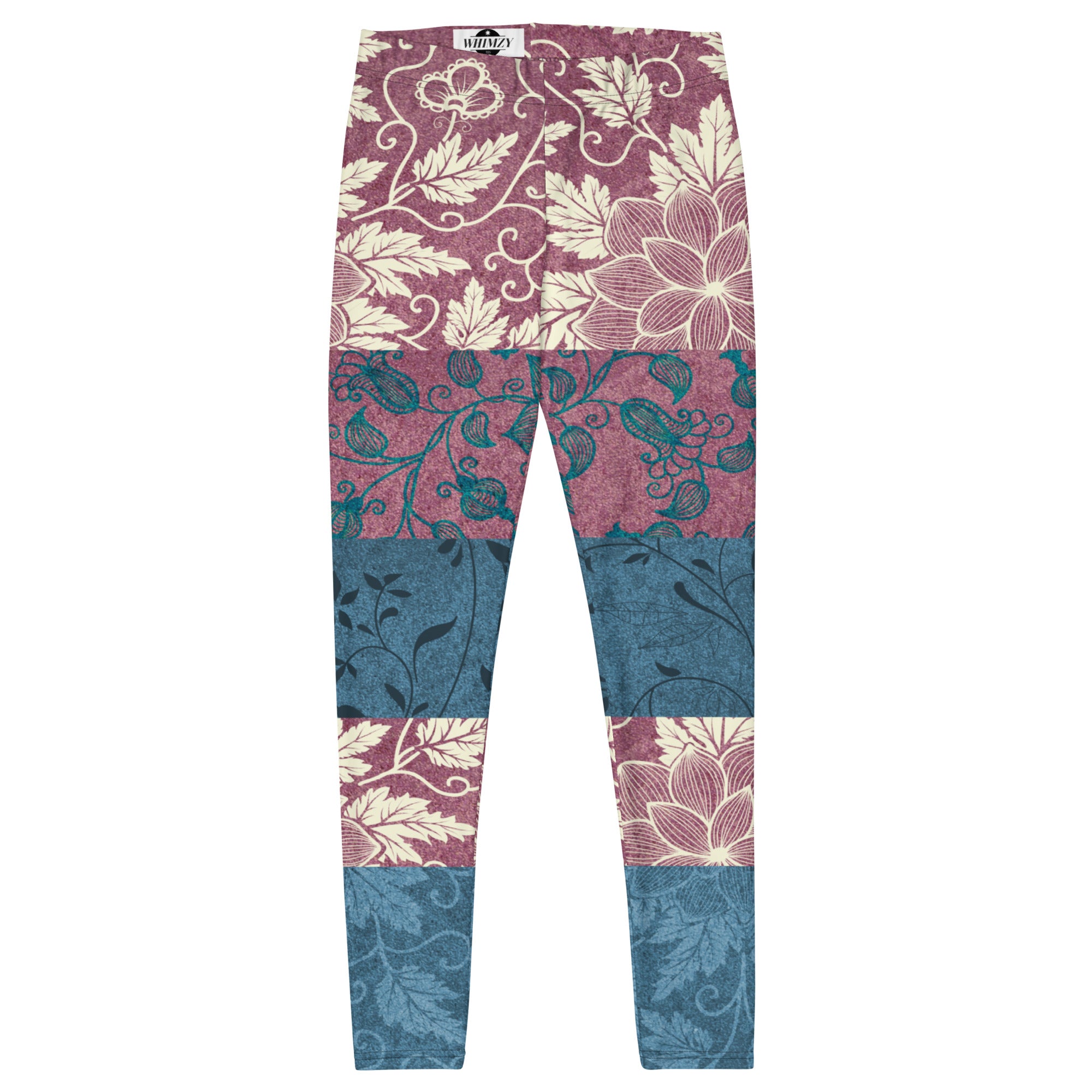 Leggings con estampado de patchwork y brocado de Odd Couple