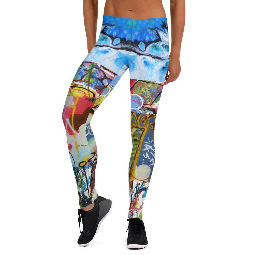 Leggings Vesuvia Melange Graffiti