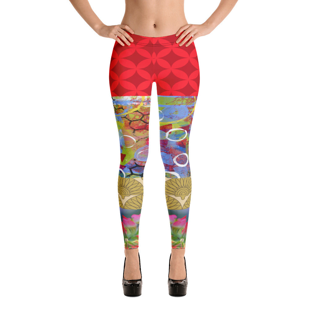 Winter Jubilee Ruby Red Leggings