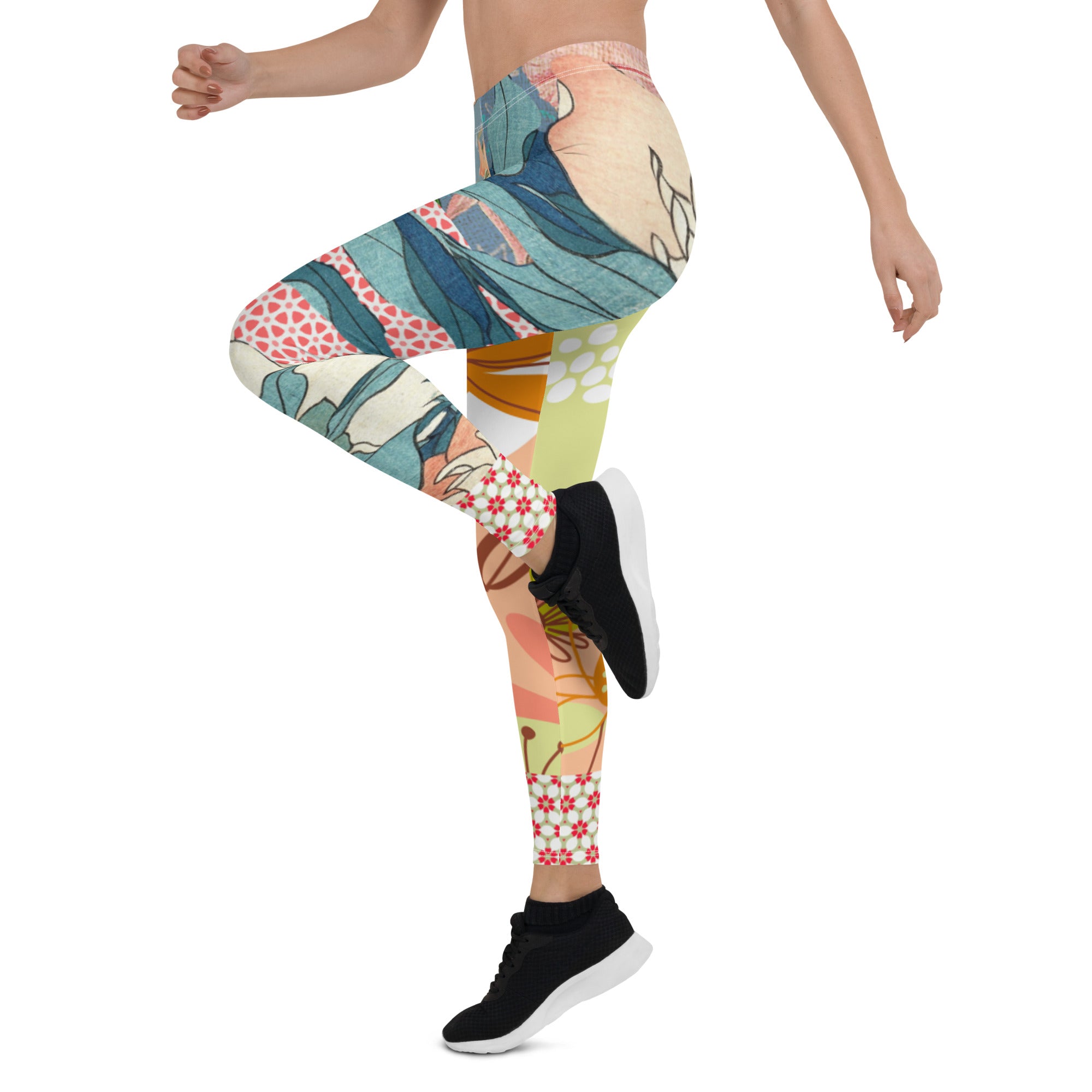 Leggings florales japoneses de Little Canary