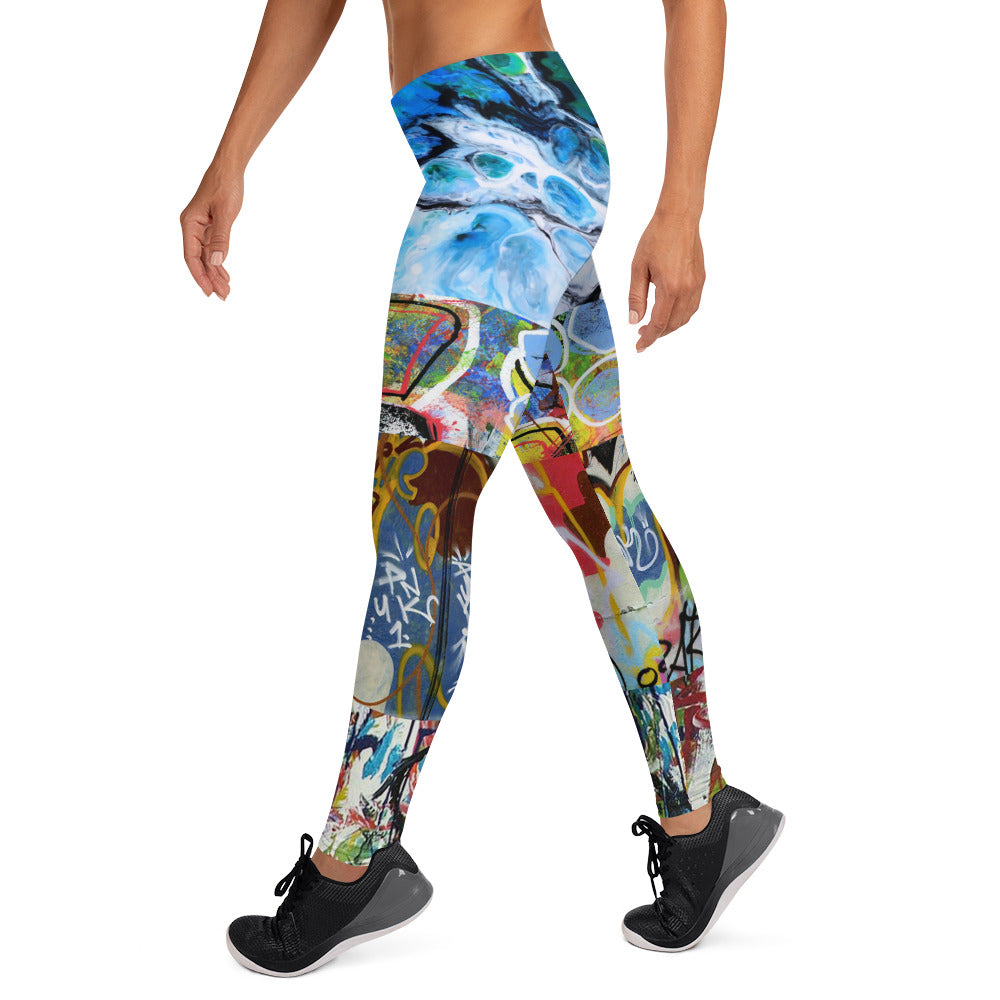 Leggings Vesuvia Melange Graffiti