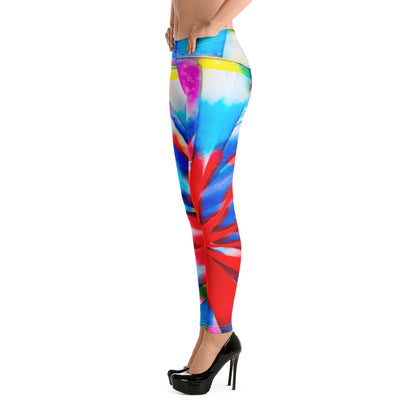 ¡Relájate, hazlo! Leggings de prisma arcoiris