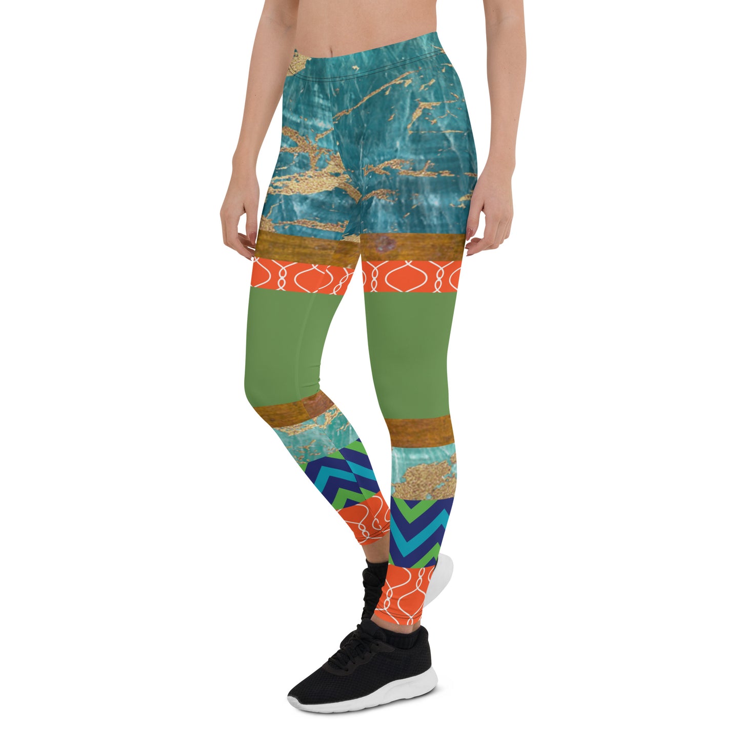 Galapagos Turtle Island Leggings