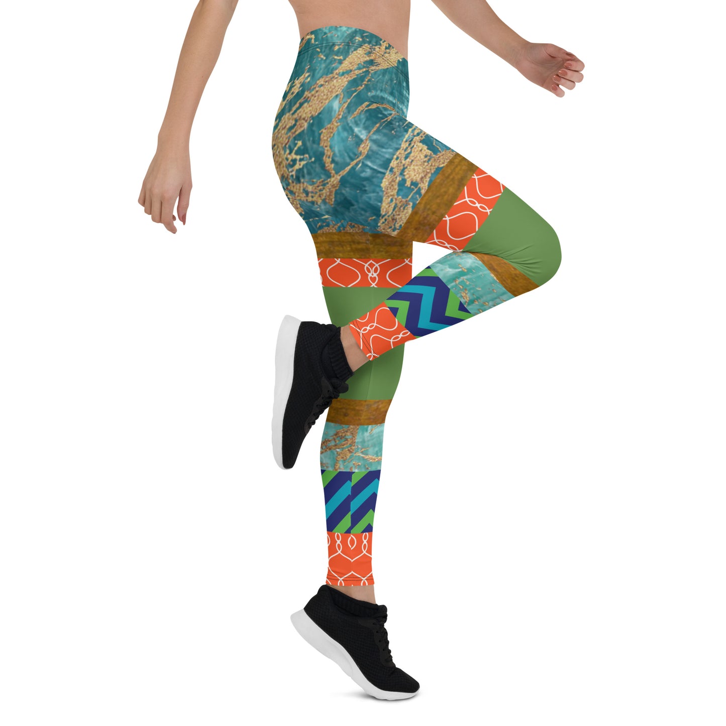 Galapagos Turtle Island Leggings