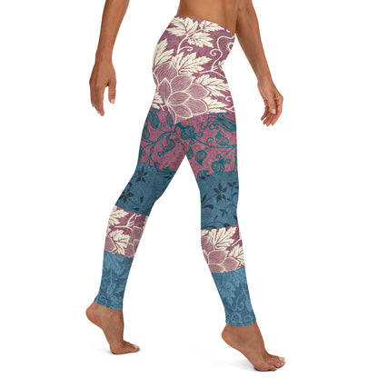 Odd Couple Brocade Patchwork Print Leggings