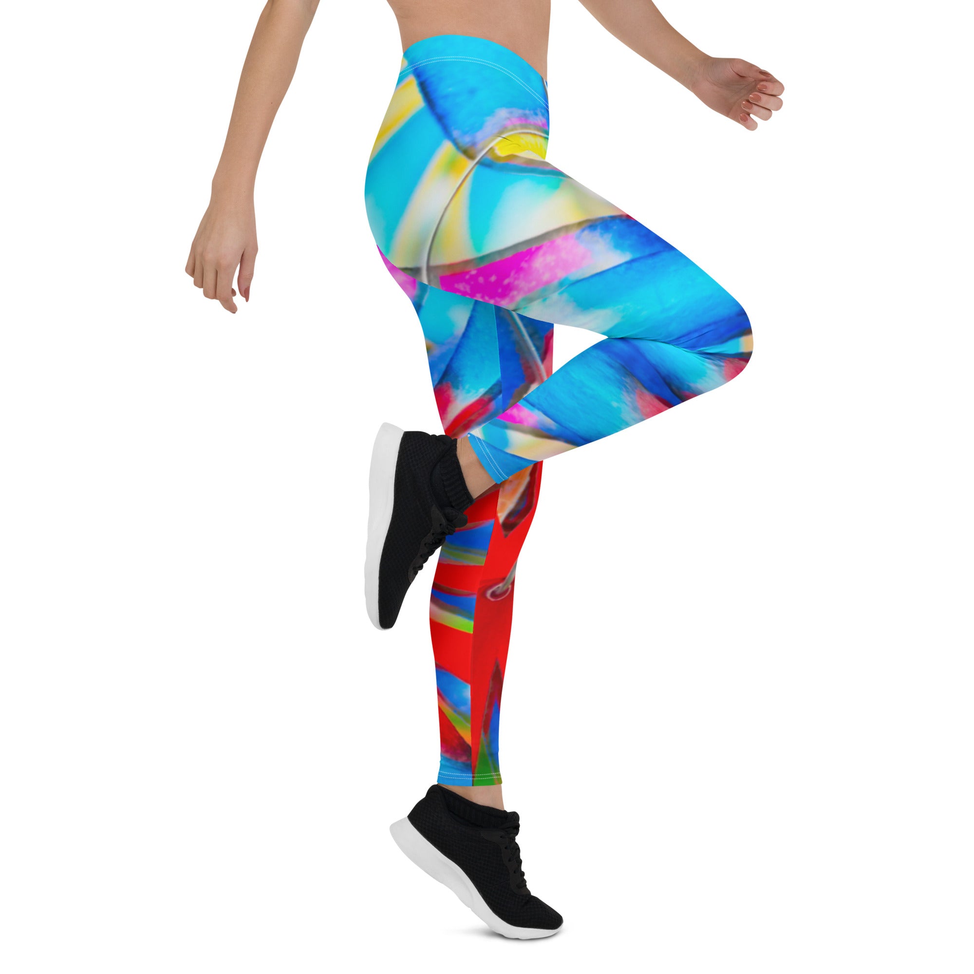 ¡Relájate, hazlo! Leggings de prisma arcoiris