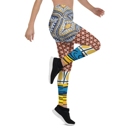 Leggings con estampado de patchwork de Scaredy-Cat