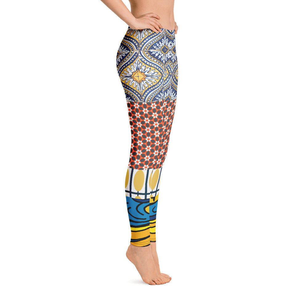 Leggings con estampado de patchwork de Scaredy-Cat