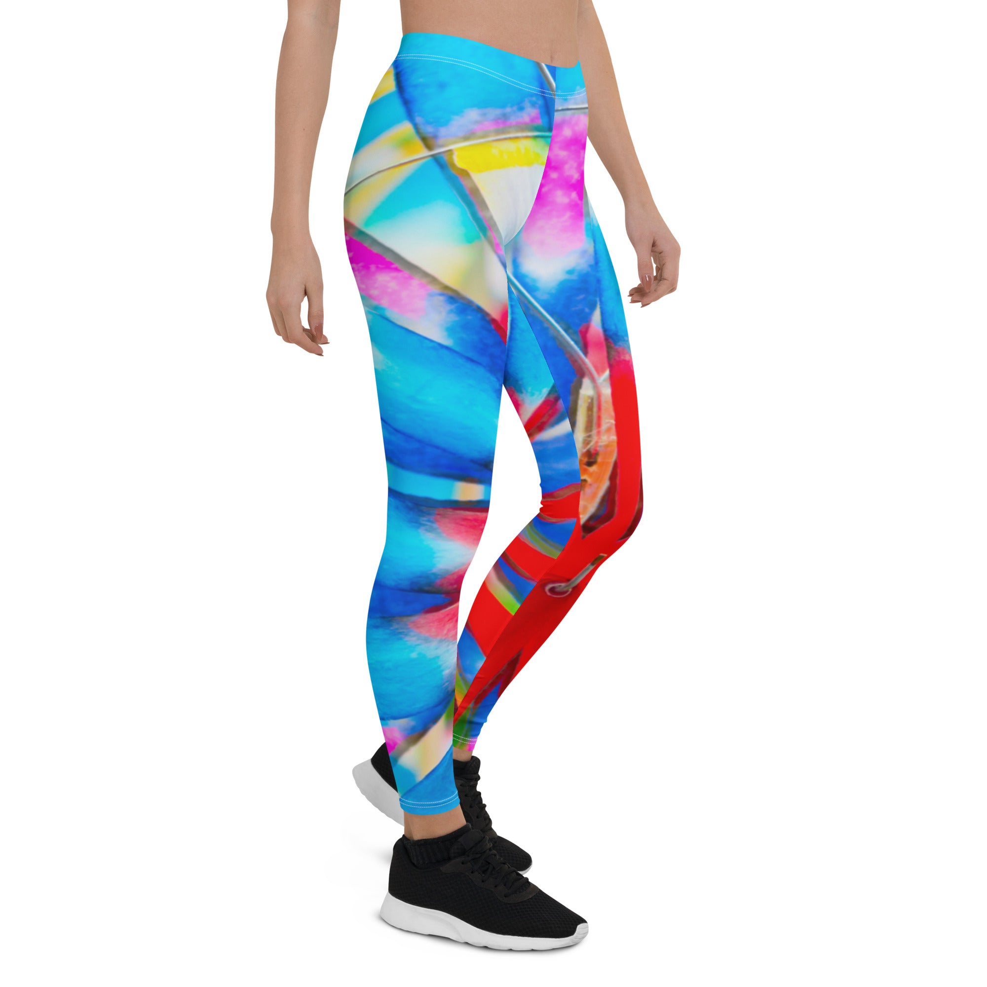 ¡Relájate, hazlo! Leggings de prisma arcoiris