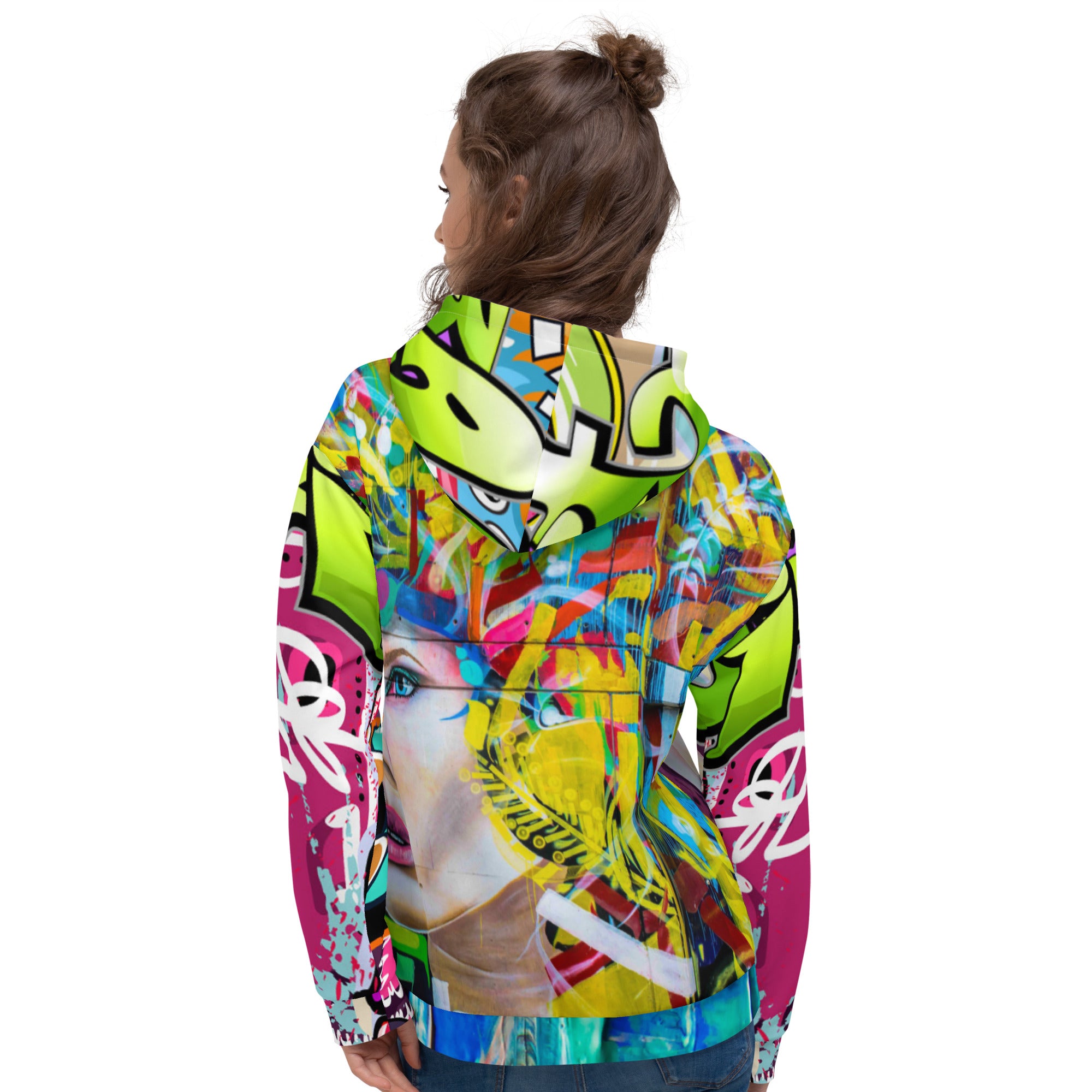 Sudadera con capucha unisex Mundialis Graffiti