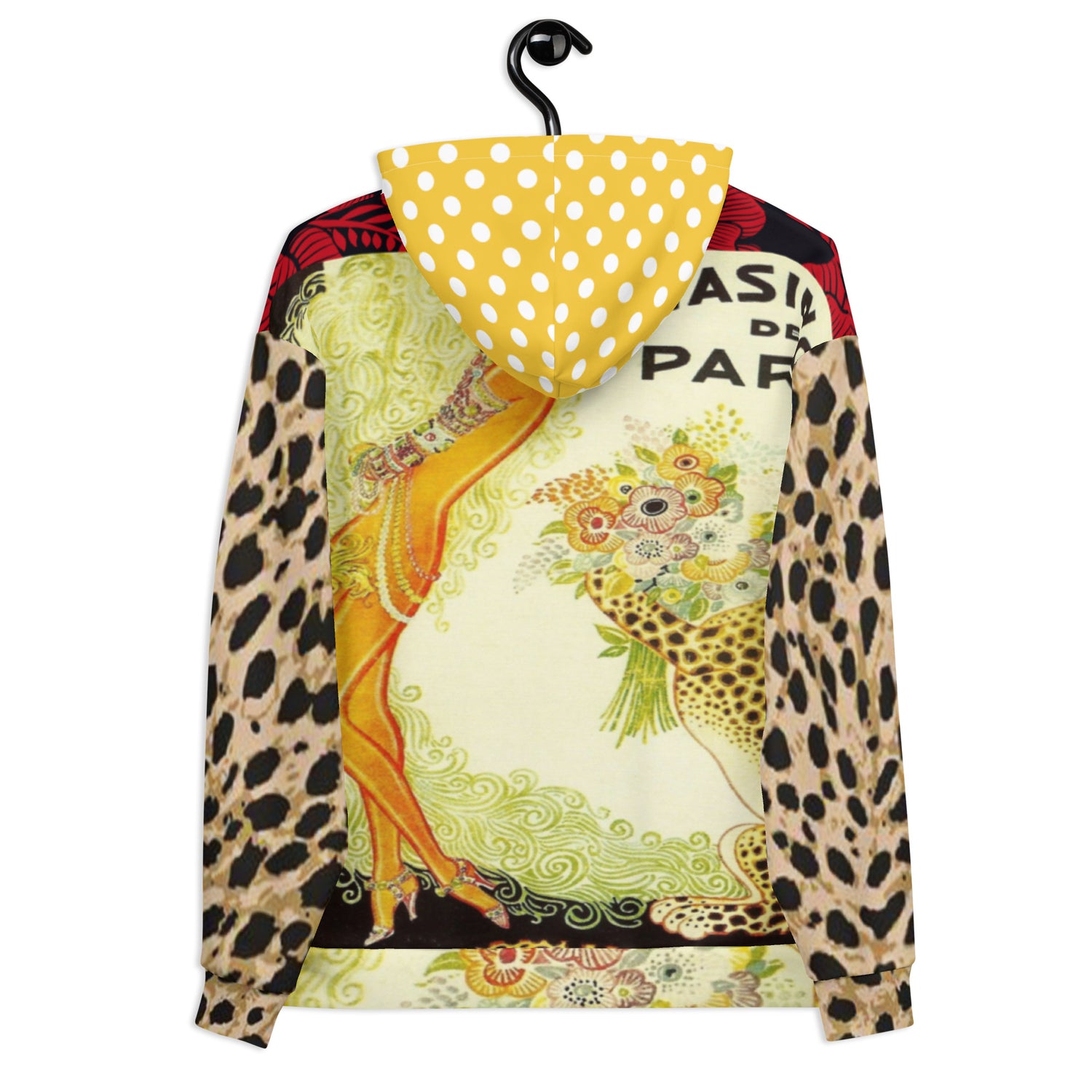 Casino Paris Leopard Print Unisex Hoody