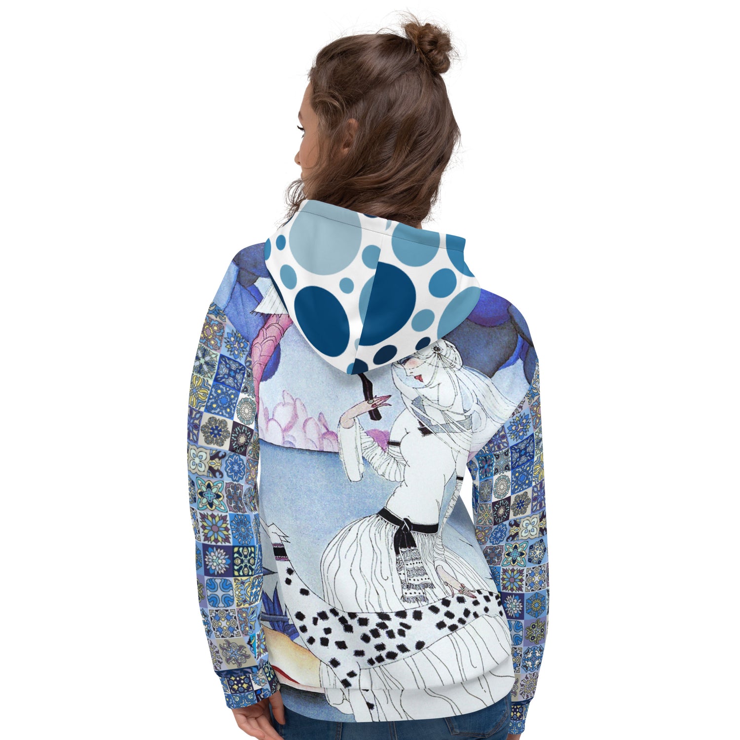 Sudadera con capucha unisex The Blue Alameda Dalmation