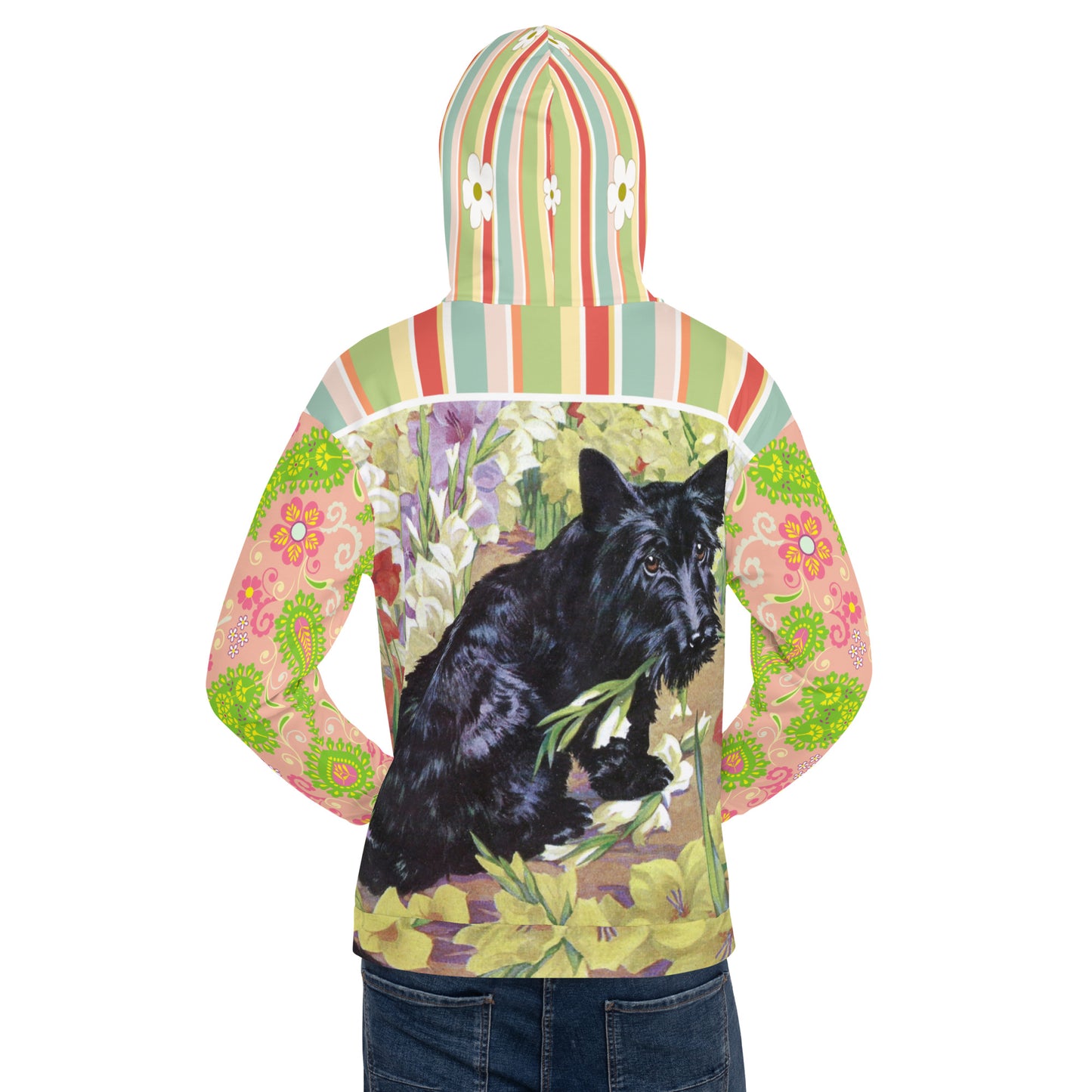 Sudadera con capucha unisex The Florist Scottie Dog Redux