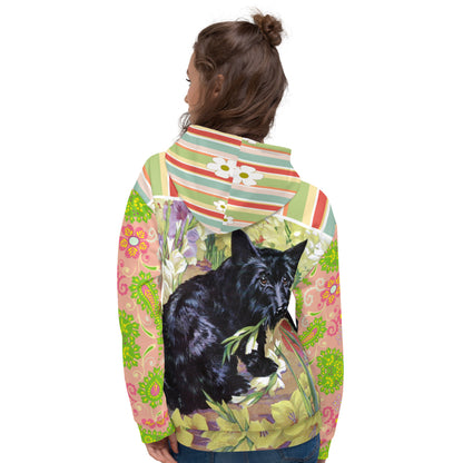 The Florist Scottie Dog Redux Unisex Hoody