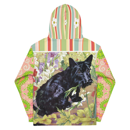 Sudadera con capucha unisex The Florist Scottie Dog Redux