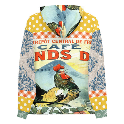 Sudadera con capucha unisex Le Gaulois Gallic French Rooster