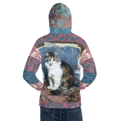 Odd Couple Cat and Tortoise Unisex Hoody