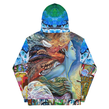 Vesuvia Graffiti Print Unisex Hoody