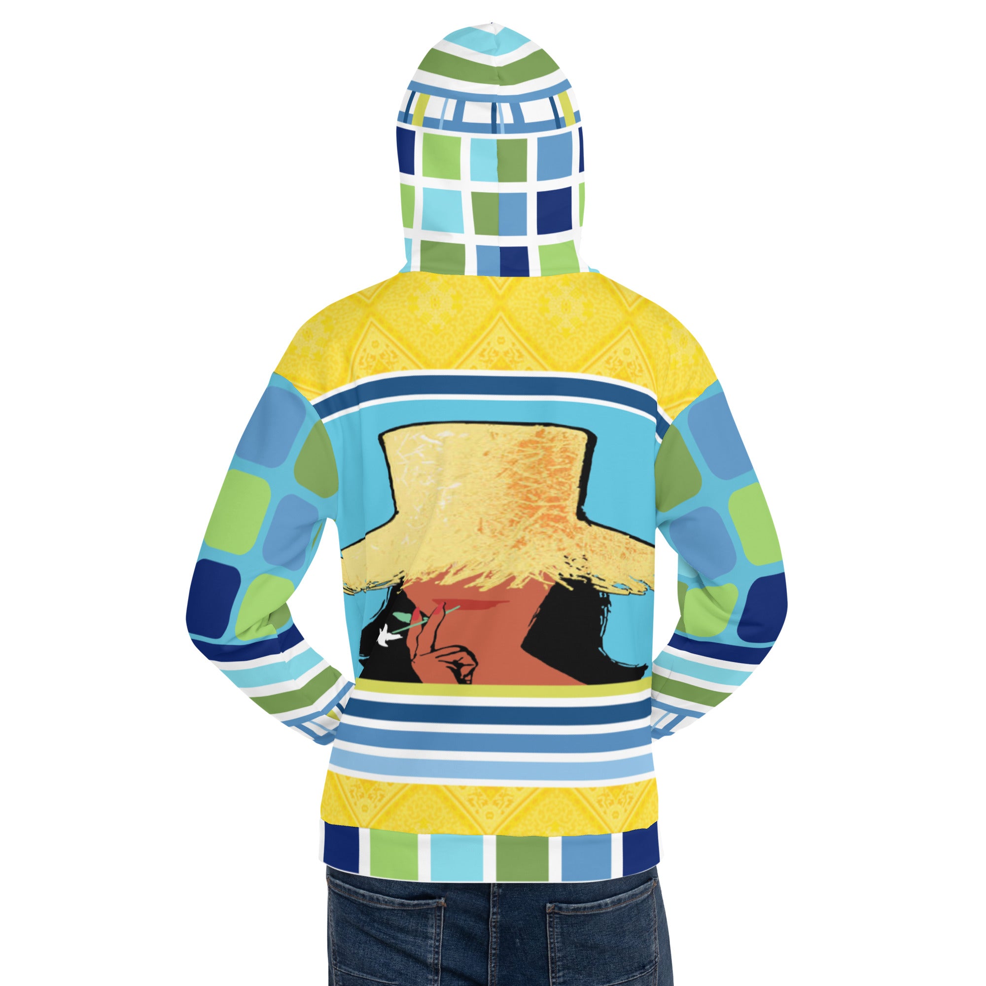 Sudadera con capucha unisex Tahiti Girl Bright Lights