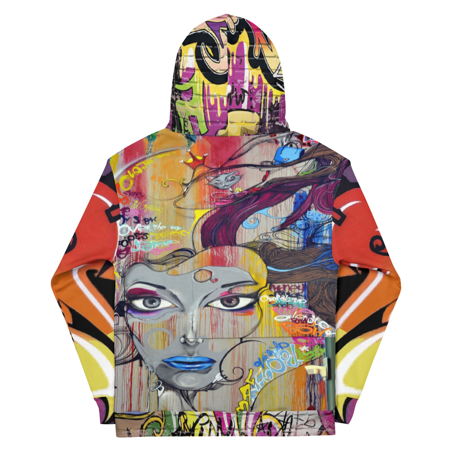 Sudadera con capucha unisex Willow Graffiti Art