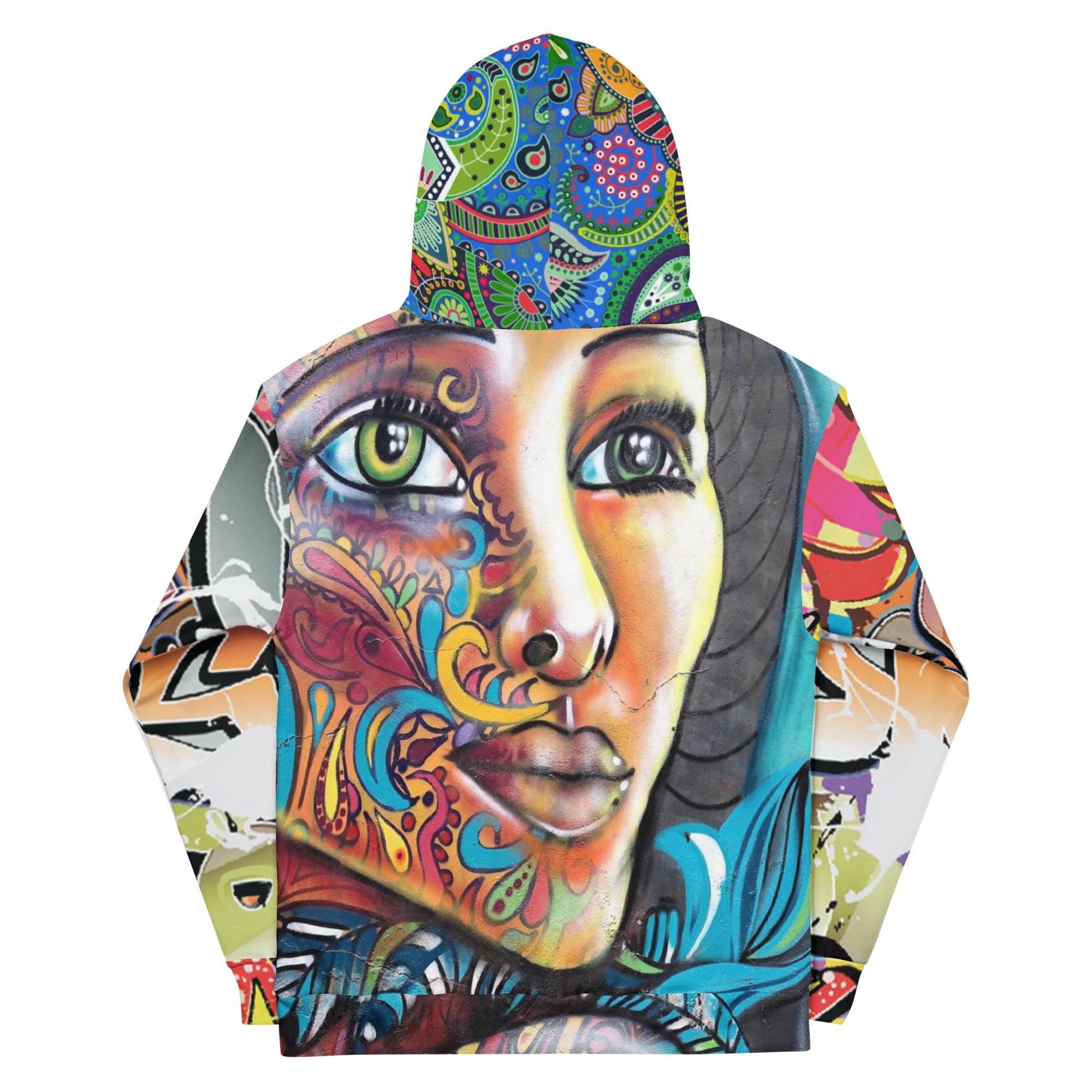 Sudadera con capucha unisex Felicity Graffiti Art