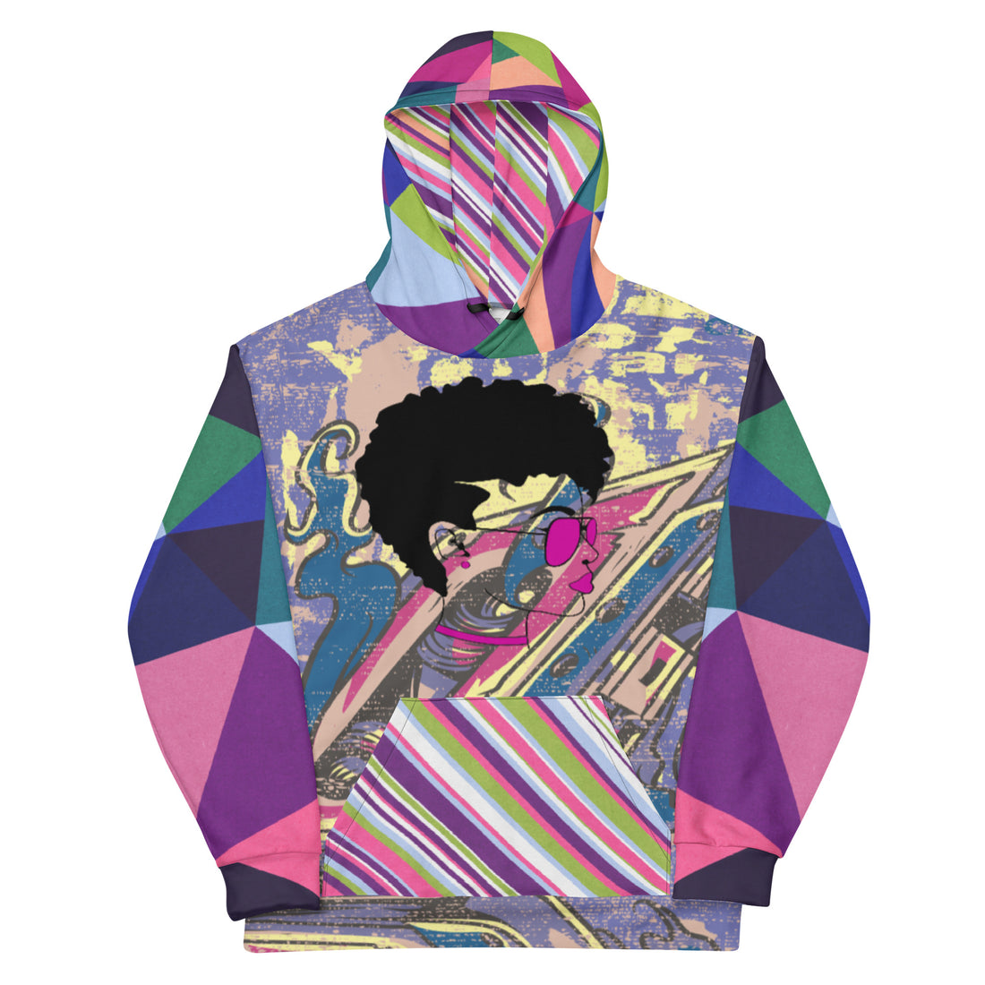 RAve Girl Purple Prism Hoody