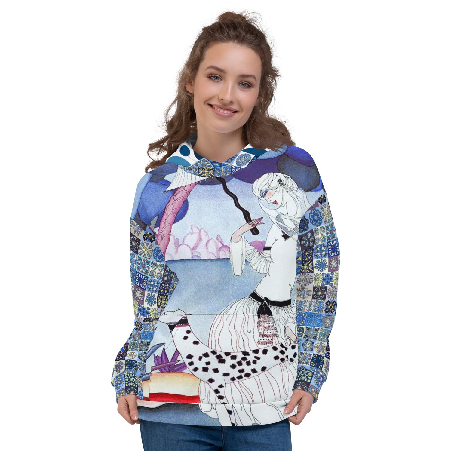 Sudadera con capucha unisex The Blue Alameda Dalmation