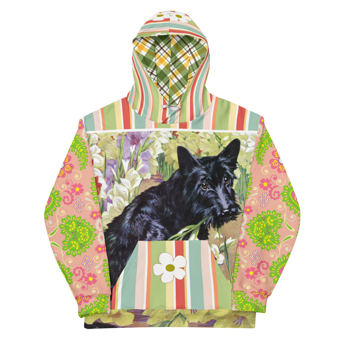 Sudadera con capucha unisex The Florist Scottie Dog Redux