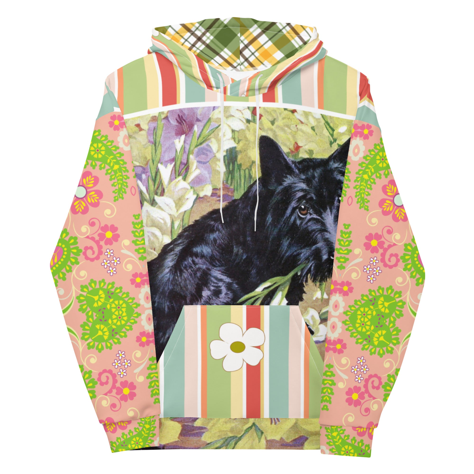 Sudadera con capucha unisex The Florist Scottie Dog Redux