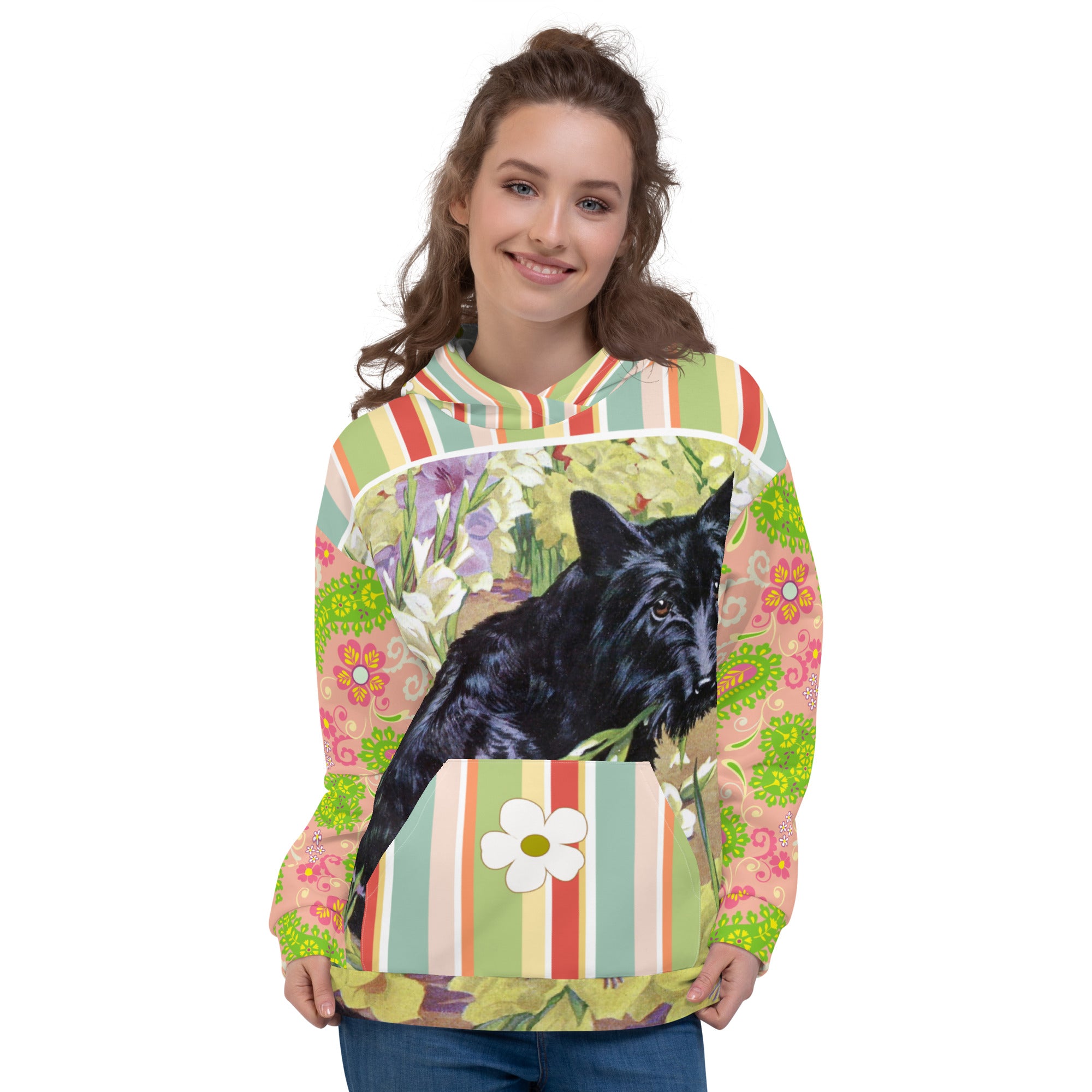 The Florist Scottie Dog Redux Unisex Hoody