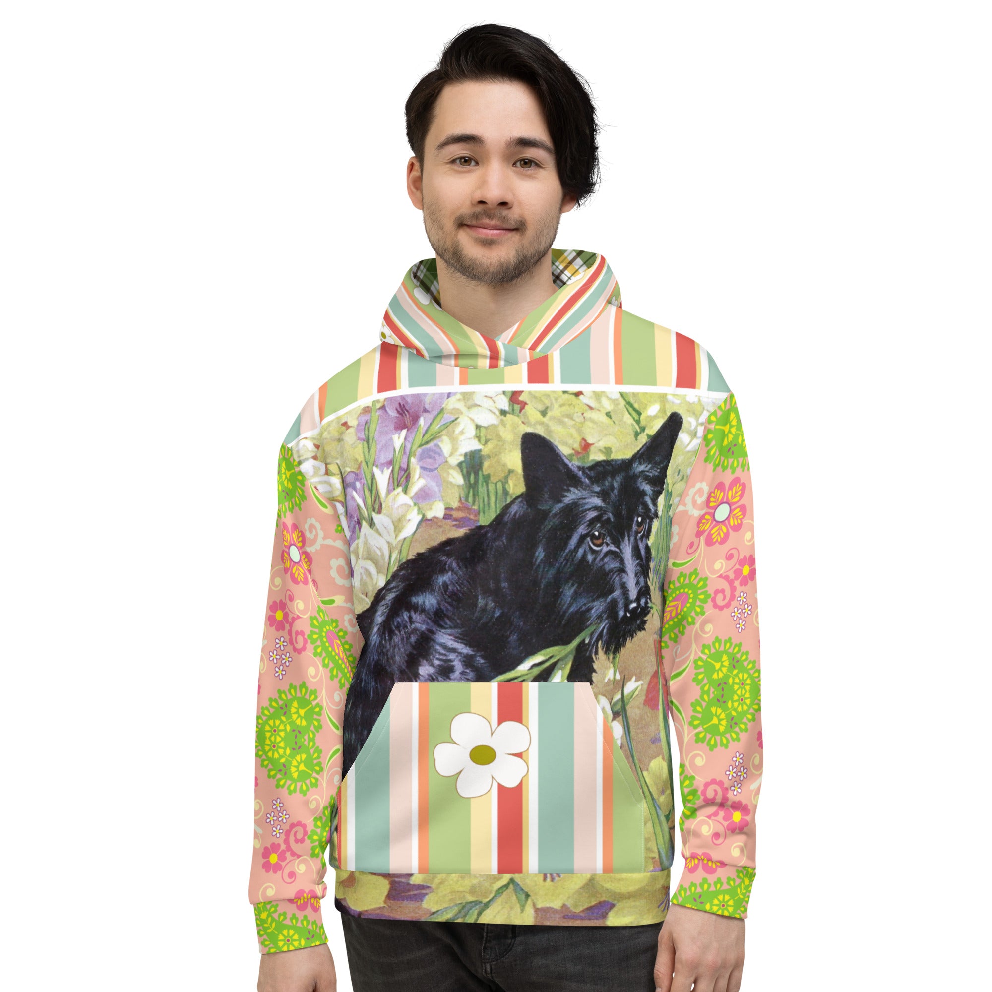 Sudadera con capucha unisex The Florist Scottie Dog Redux