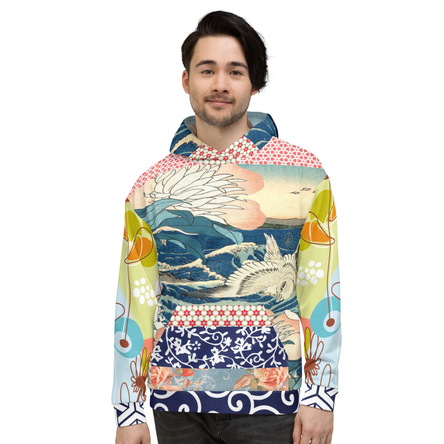 Little Canary Japanese Floral Unisex Hoody