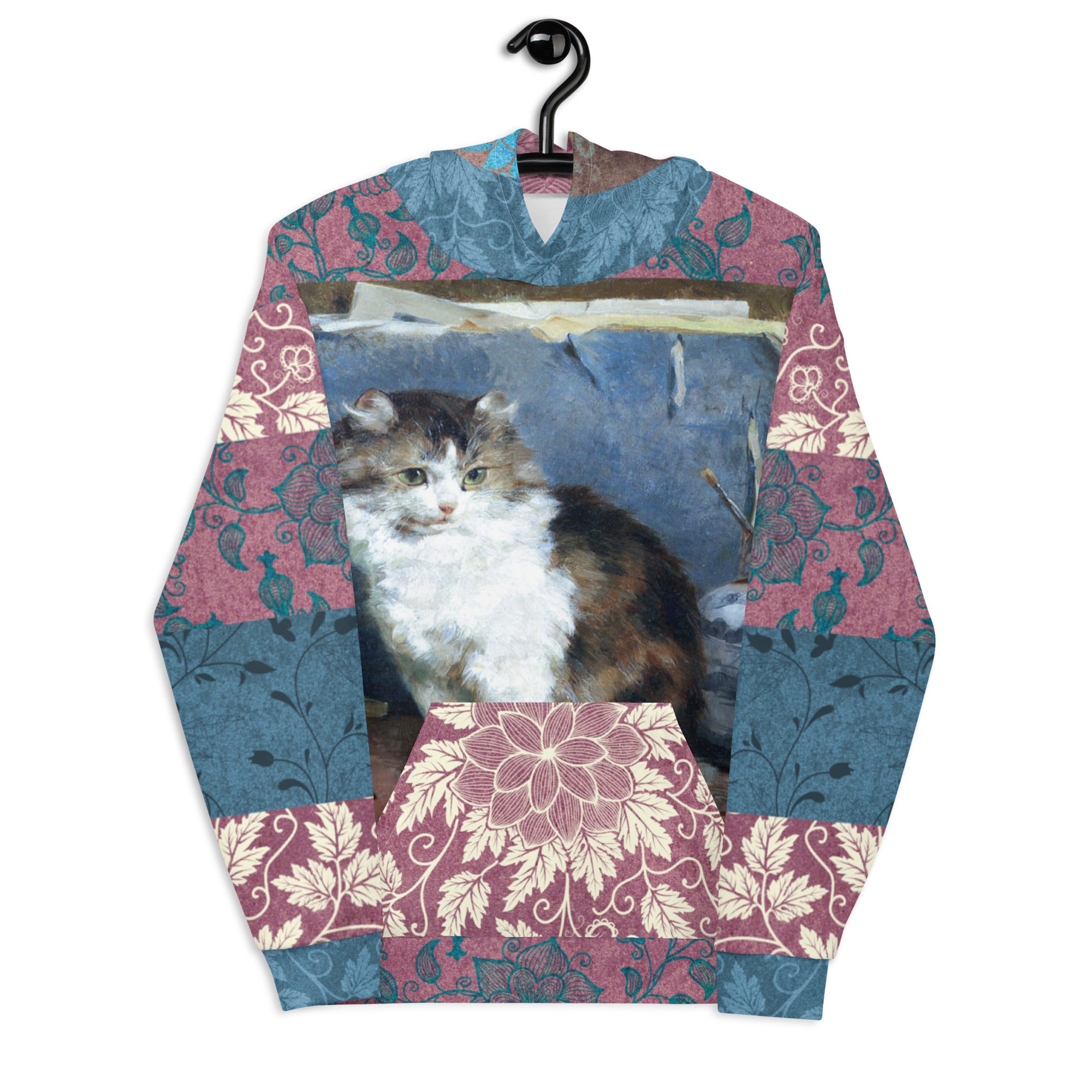 Sudadera con capucha unisex Odd Couple Cat y Tortuga