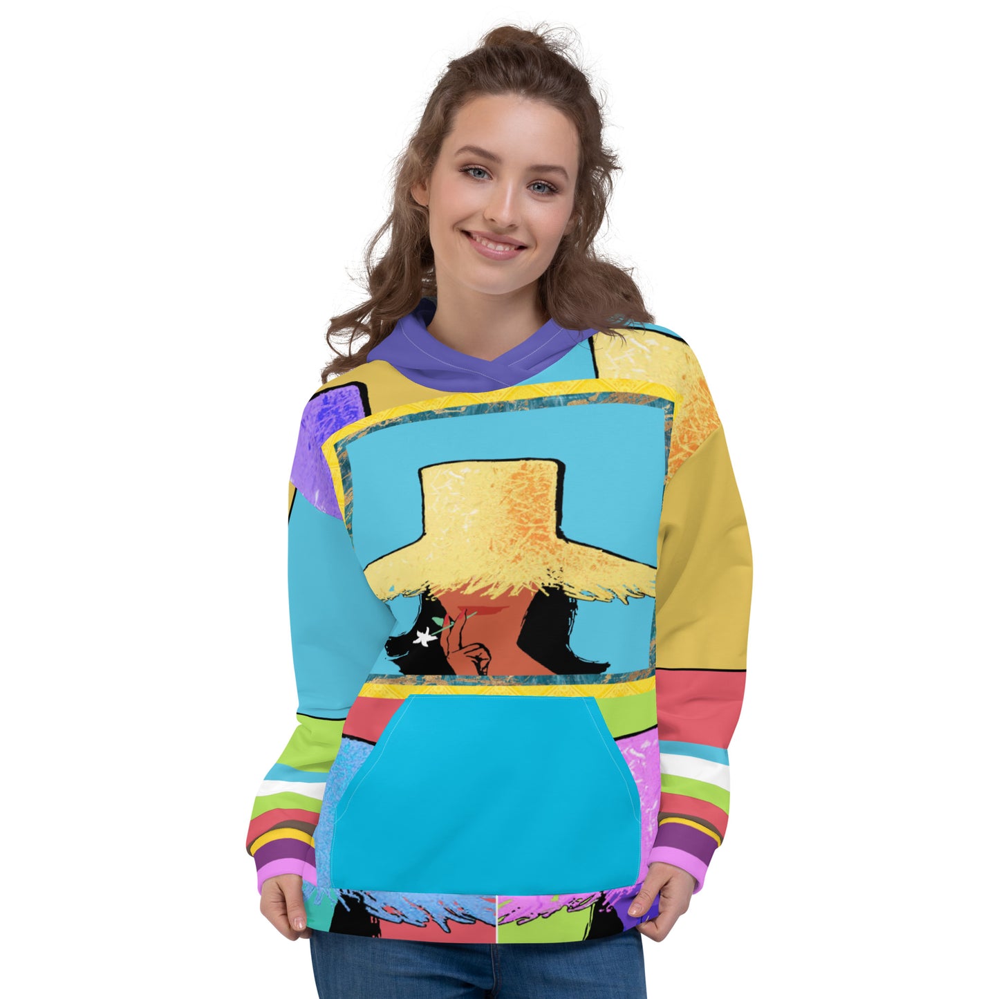 Sudadera con capucha unisex Tahiti Girl Calypso