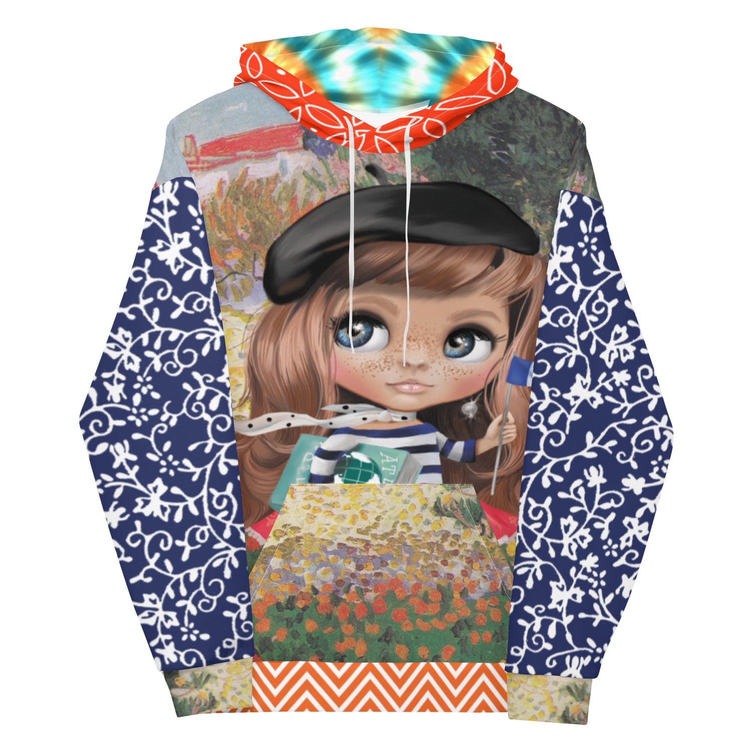 Paris Paris Beret Girl Unisex Hoody