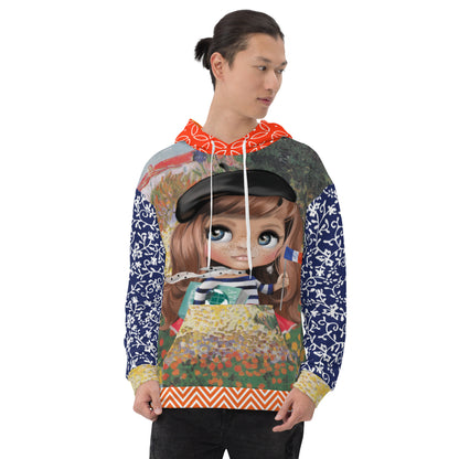 Paris Paris Beret Girl Unisex Hoody