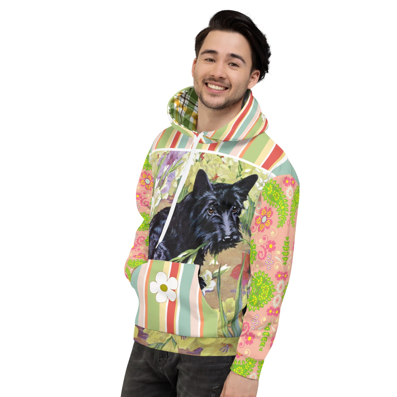 Sudadera con capucha unisex The Florist Scottie Dog Redux