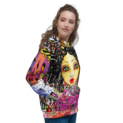 Raffaela Graffiti Sudadera con capucha unisex