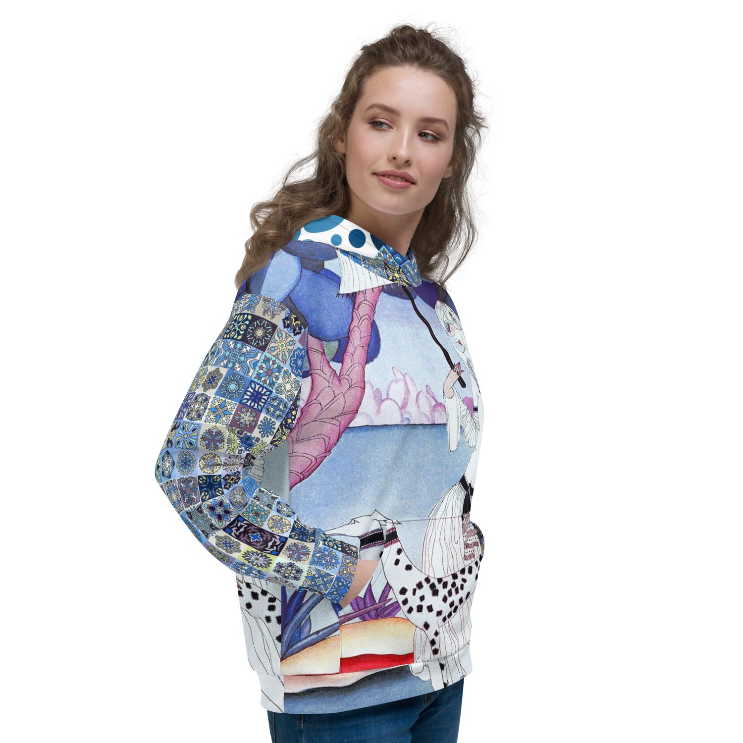 The Blue Alameda Dalmation Unisex Hoody