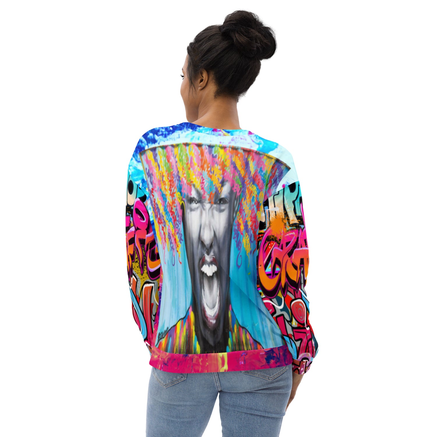 Exhilaration Graffiti Art Unisex Sweatshirt