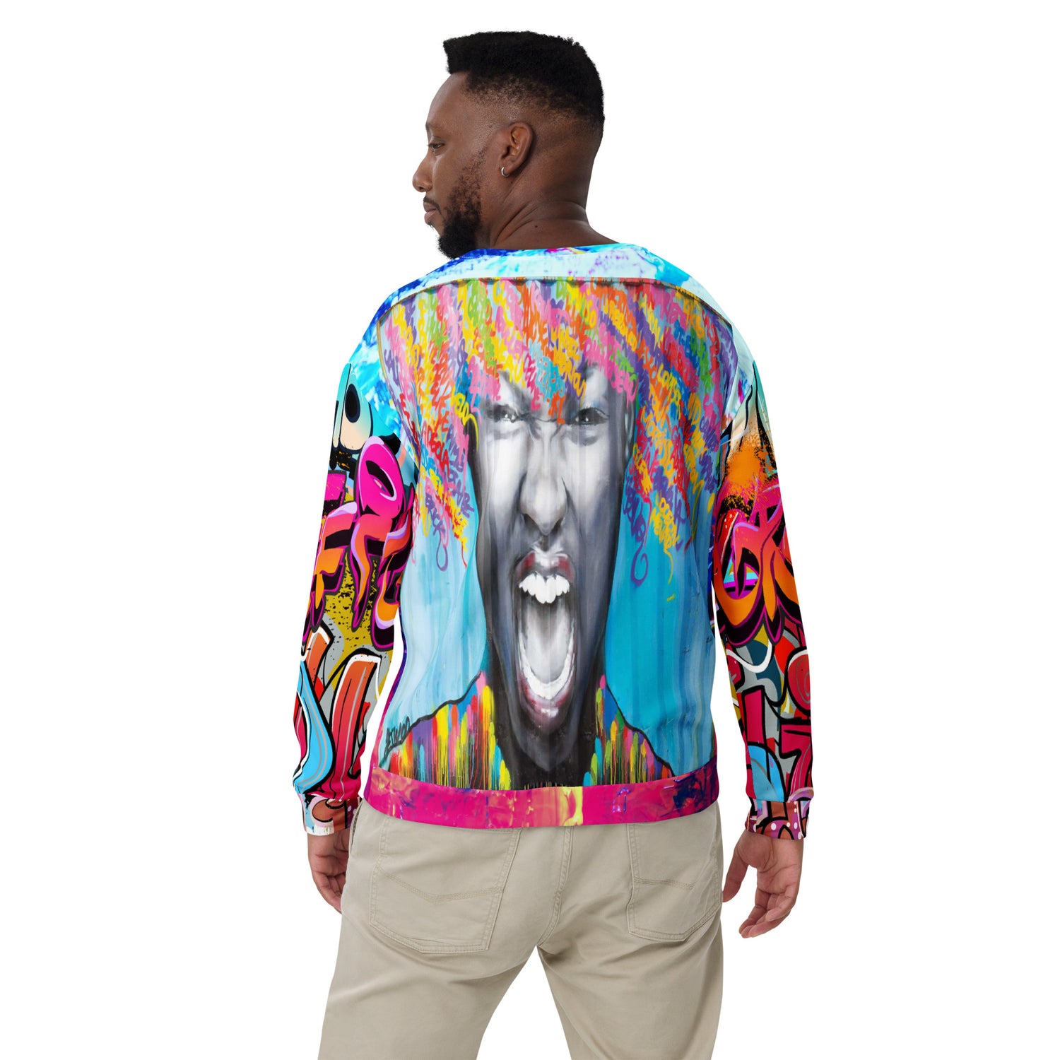 Exhilaration Graffiti Art Unisex Sweatshirt