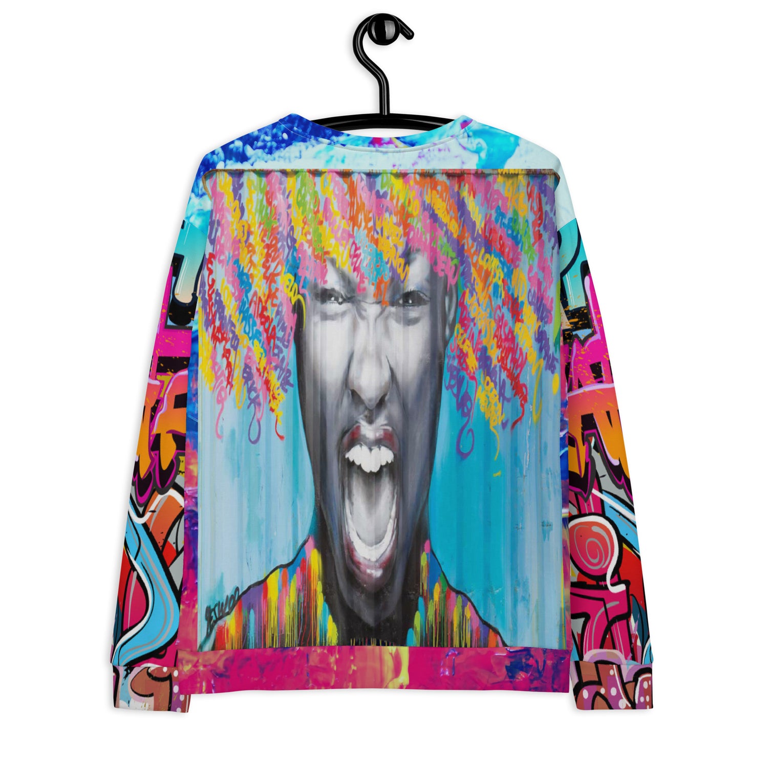 Exhilaration Graffiti Art Unisex Sweatshirt