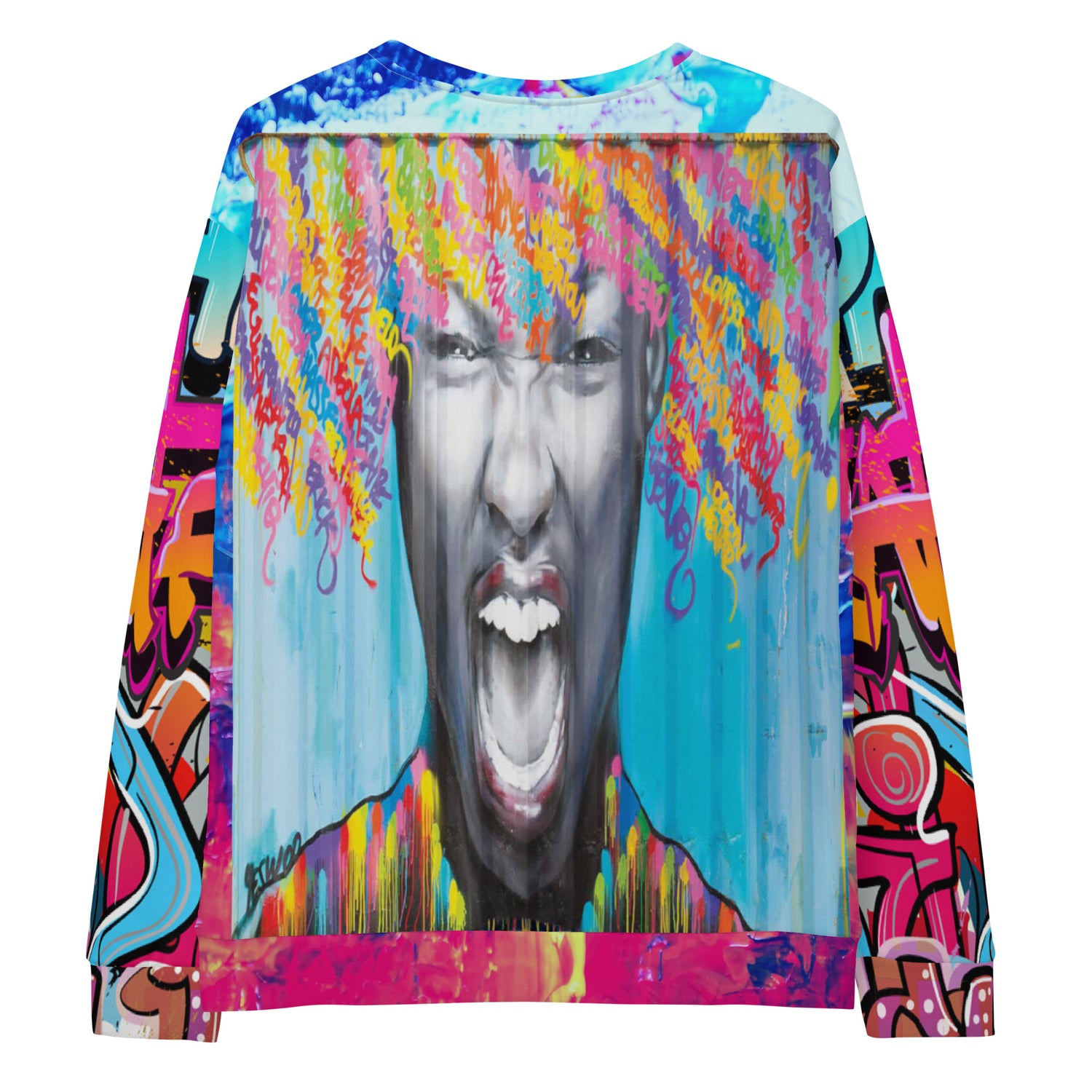 Exhilaration Graffiti Art Unisex Sweatshirt