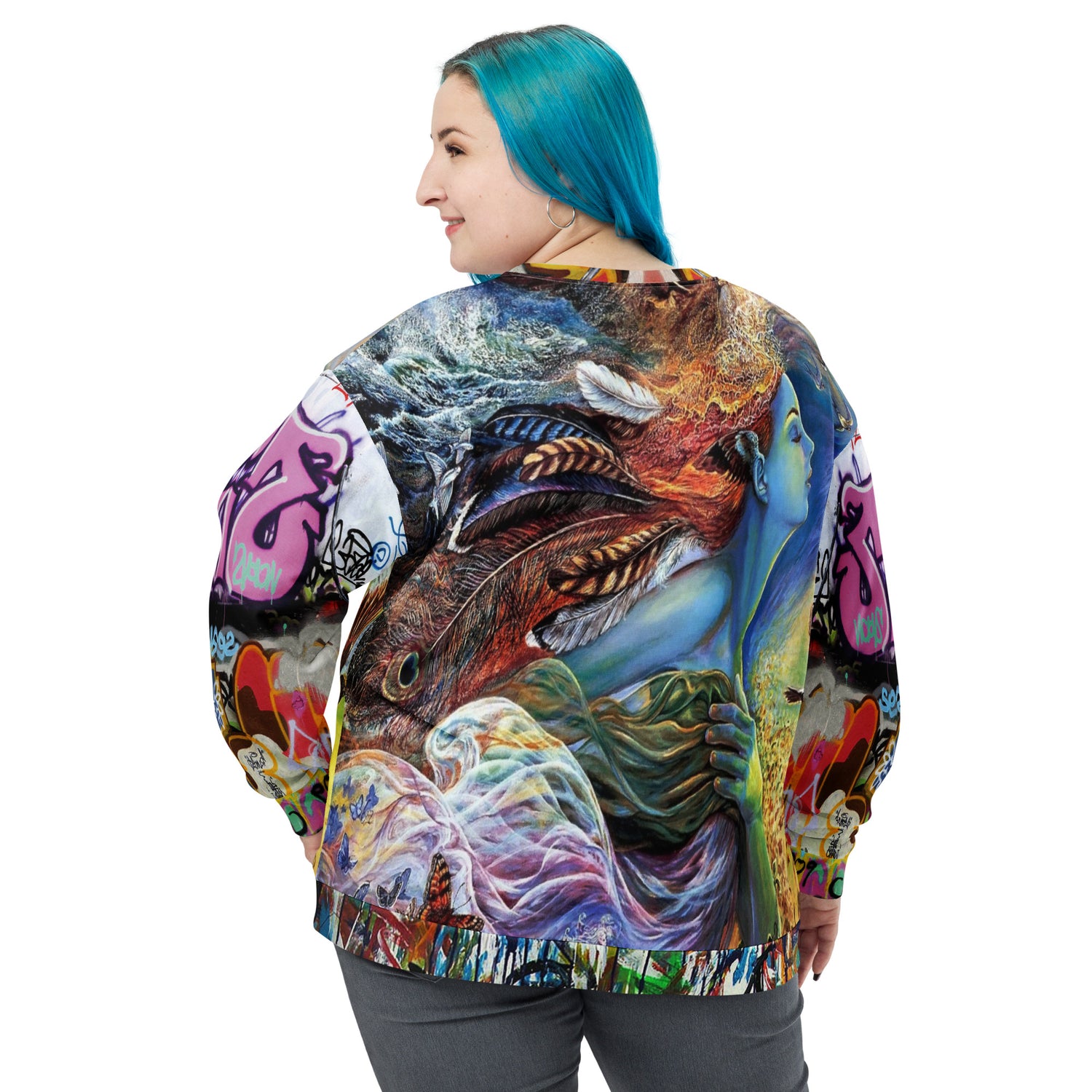 Sudadera unisex Vesuvia Graffiti