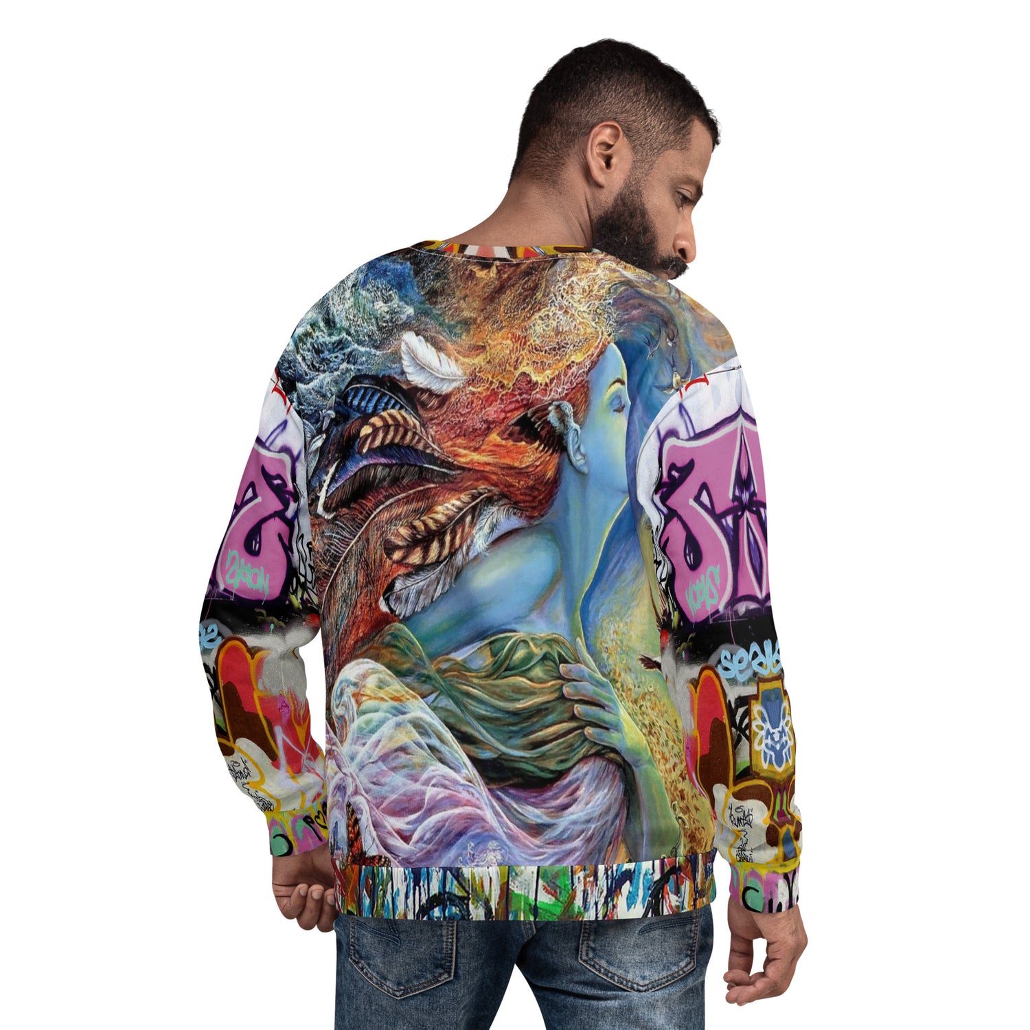 Vesuvia Graffiti Unisex Sweatshirt